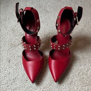 Michael Kors Red Studded Heels